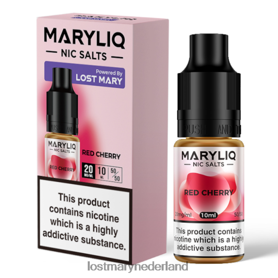 LOST MARY vape review - verloren mary maryliq nic-zouten - 10 ml rood 2684Z224