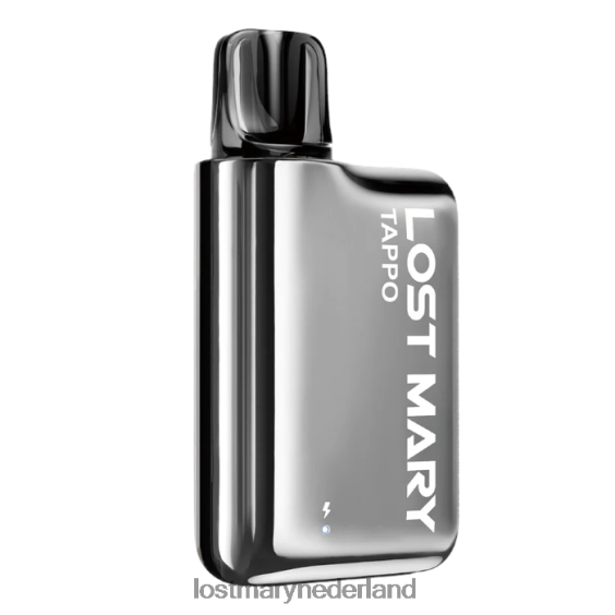 LOST MARY vape review - verloren mary tappo voorgevulde podkit - voorgevulde pod zilver roestvrij staal + aardbeienijs 2684Z174
