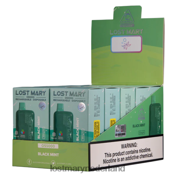 LOST MARY flavours - maria os5000 verloren zwarte munt 2684Z10