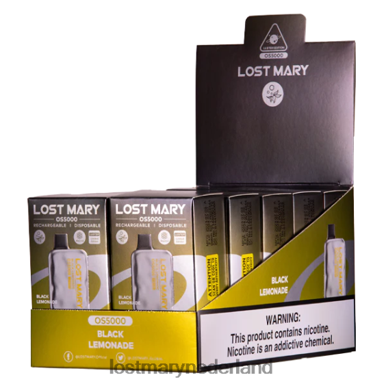 LOST MARY sale - verloren mary os5000 glans zwarte limonade 2684Z8