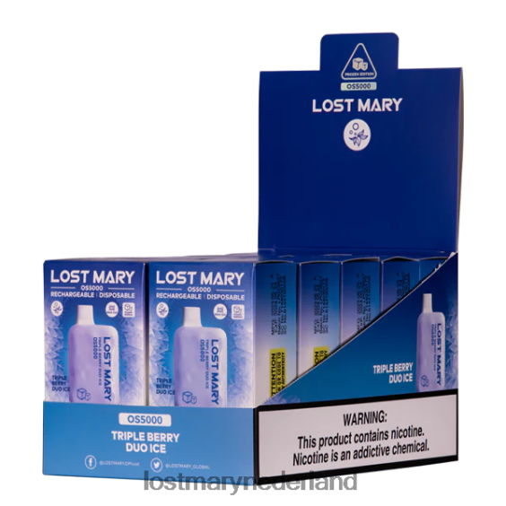 LOST MARY vape review - maria os5000 verloren triple berry duo-ijs 2684Z74