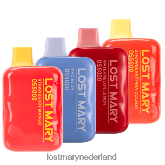LOST MARY vape smaken - verloren mary os5000 sampler mad blue/aardbei pina colada/watermeloen citroen/aardbei mango 2684Z45