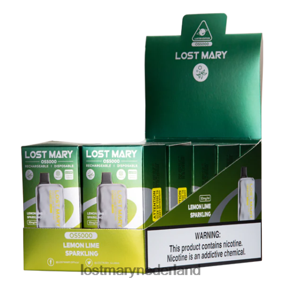 LOST MARY vape - verloren mary os5000 glans limoen limoen sprankelend 2684Z41
