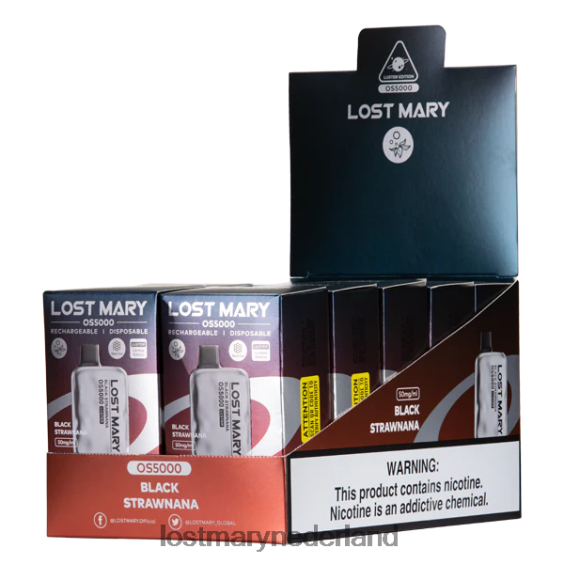 LOST MARY vape - verloren mary os5000 glans zwarte stronana 2684Z11