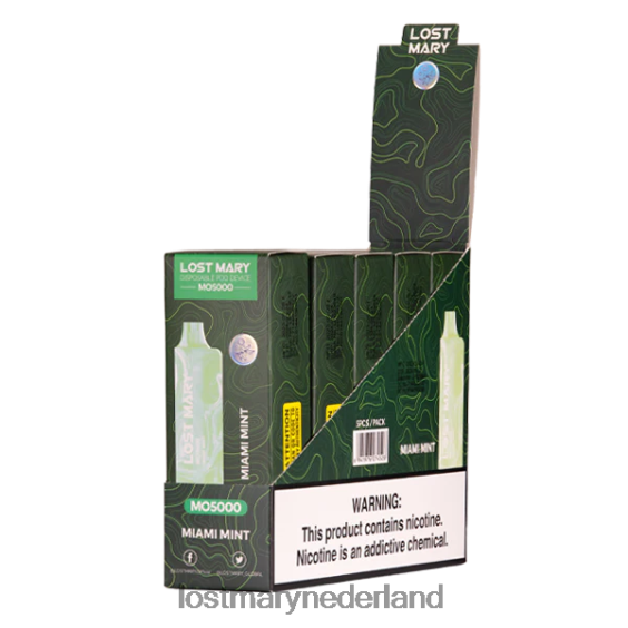 LOST MARY vape Nederland - verloren maria mo5000 miami munt 2684Z52