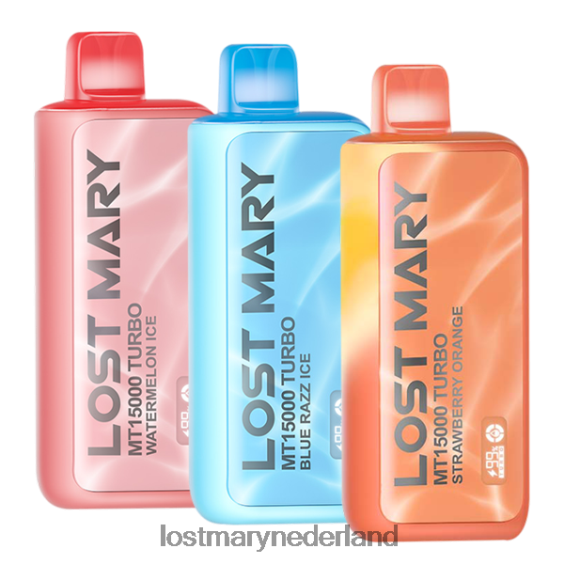 LOST MARY vape - verloren mary mt15000 turbosampler watermeloenijs/blauw razzijs/aardbei-oranje 2684Z81